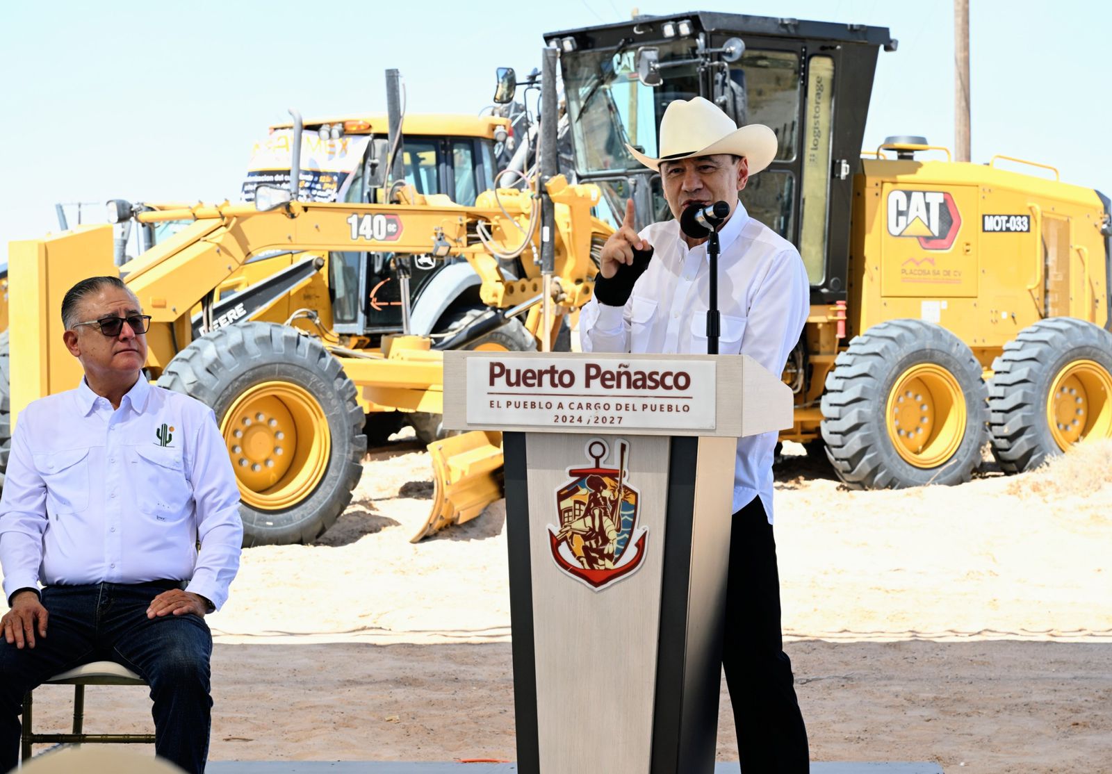Durazo y Sheinbaum arrancan modernización de carretera Sonoyta-Peñasco