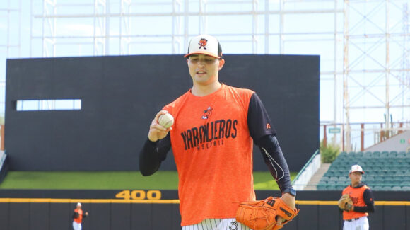 Experimentado lanzador reporta a los entrenamientos de los Naranjeros de Hermosillo