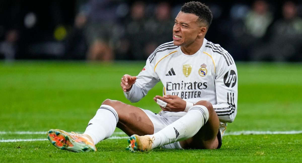 El Real Madrid confirmó la gravedad de la lesión de Kylian Mbappé, poniendo en duda la fecha para su regreso a las canchas
