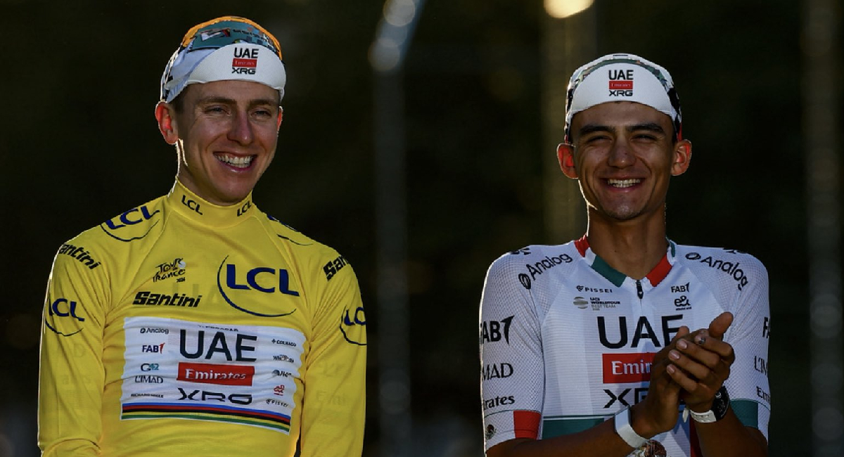 El UAE Team Emirates confirmó la extensión de contrato de Tadej Pogacar, quien se quedará en la escudería hasta el 2032