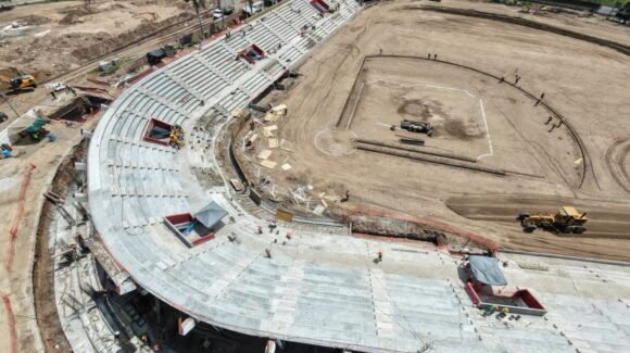 Estadio ‘Ciclón’ Echeverría de Navojoa se entregará el 8 de octubre