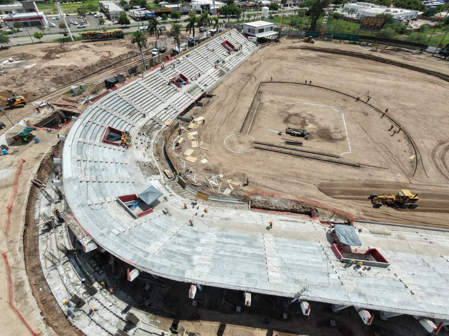 Estadio ‘Ciclón’ Echeverría de Navojoa se entregará el 8 de octubre