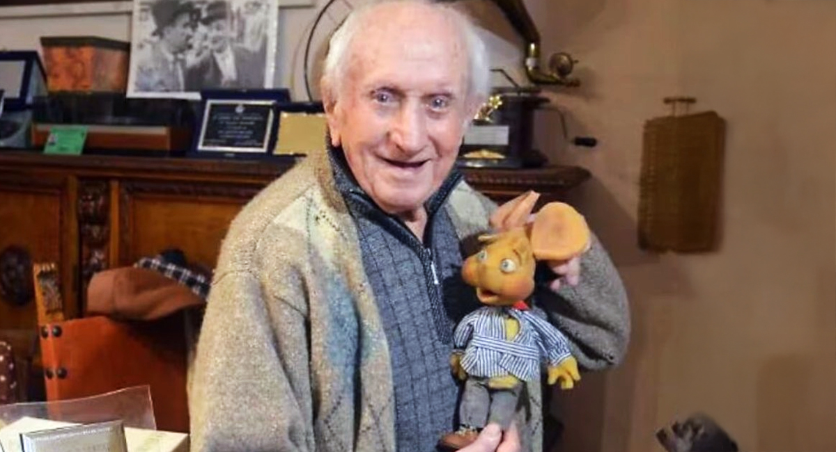 Fallece a los 100 años el italiano Giuseppe ‘Peppino’ Mazzullo, voz original de Topo Gigio