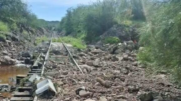 Ferromex revisa cuatro puntos de su infraestructura ferroviaria tras el huracán Polo