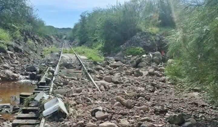 Ferromex revisa cuatro puntos de su infraestructura ferroviaria tras el huracán Polo