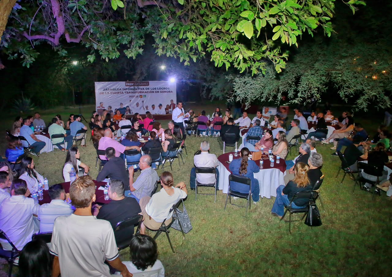 Froylán Gámez destaca respaldo de militantes y simpatizantes en Sonora