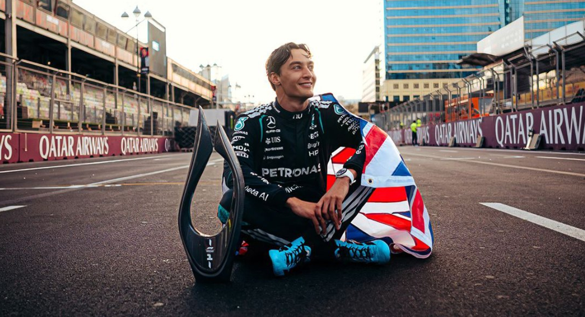 George Russell logró una importante victoria en Bakú que le permitió recortar distancias en el campeonato de pilotos