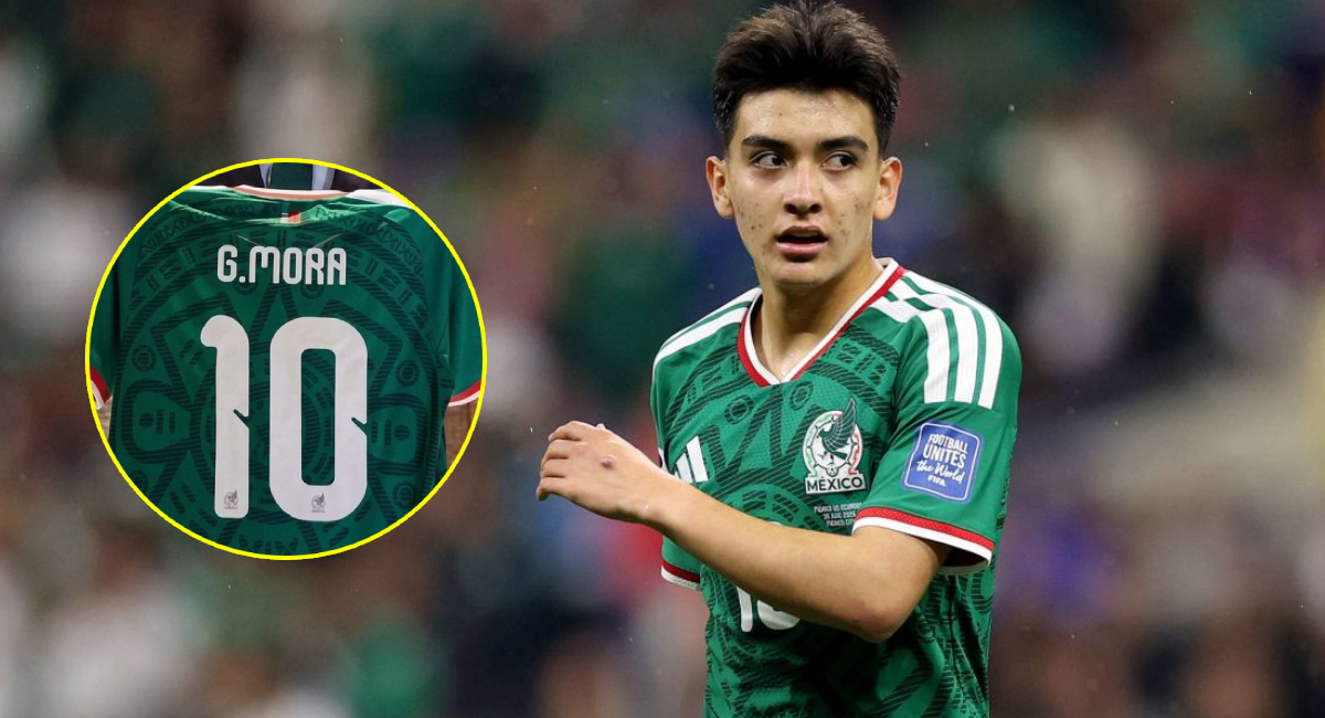 Gilberto Mora portará el histórico dorsal 10 de la Selección Mexicana durante los amistosos de la fecha FIFA en septiembre y octubre