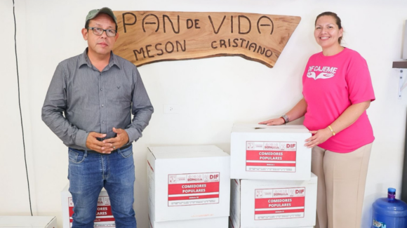 Gobierno Municipal entrega apoyo alimenticio a los Comedores Populares de Cajeme