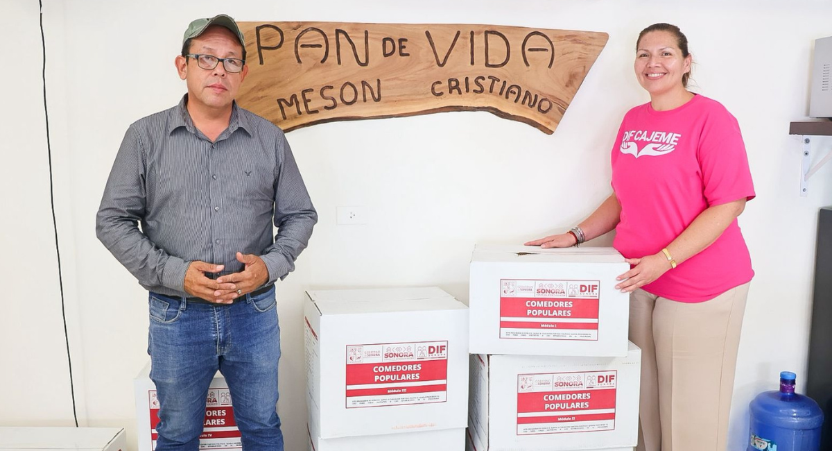 Gobierno Municipal entrega apoyo alimenticio a los Comedores Populares de Cajeme