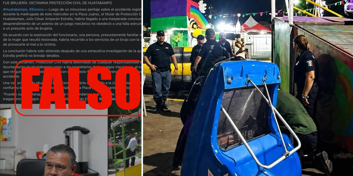 Gobierno de Huatabampo es víctima de 'Fake News' tras accidente en los festejos patrios