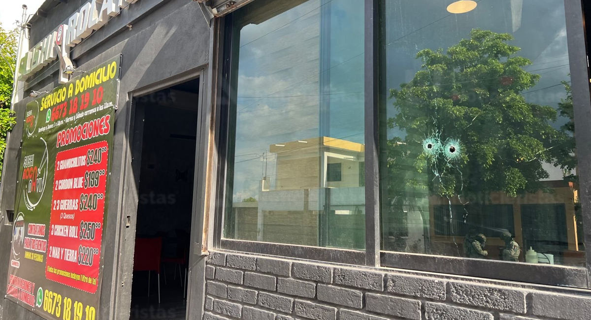 VIDEO: Sujetos armados atacan a balazos restaurante de sushi en Culiacán y le prenden fuego