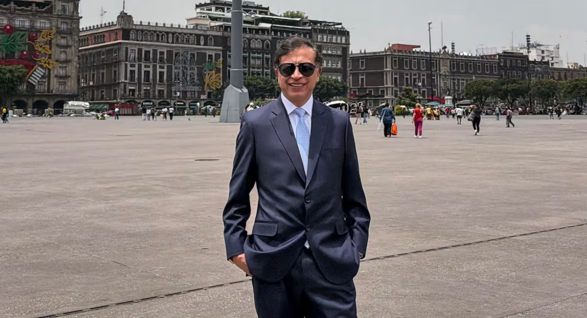 Gustavo Petro se reúne con Sheinbaum en Palacio Nacional y ofrece conferencia en la UNAM
