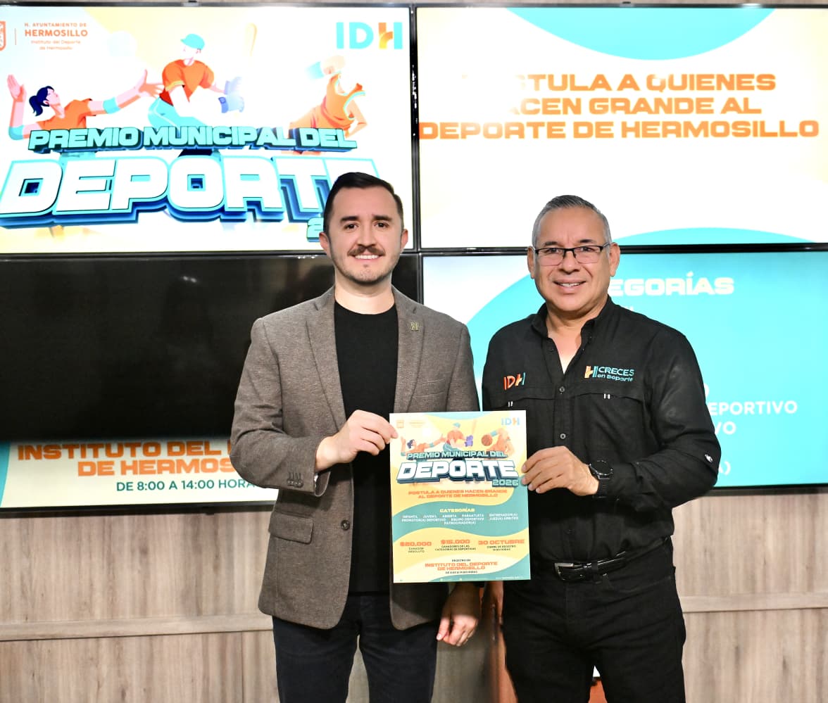 Hermosillo busca a sus mejores talentos para el Premio Municipal del Deporte 2026