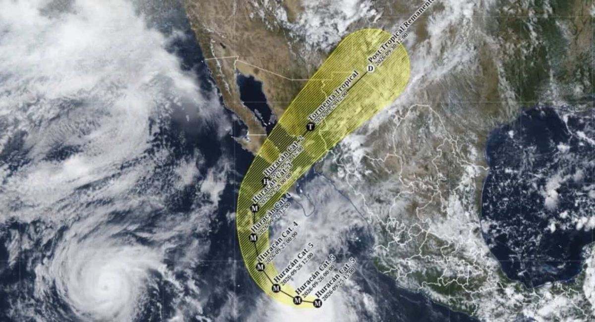 Sonora en alerta: Huracán ‘Polo’ categoría 3 avanza hacia Baja California Sur
