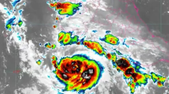 Huracán Polo avanza hacia Baja California Sur: Mantiene categoría 3 y amenaza de lluvias, vientos fuertes y oleaje de hasta 6 metros