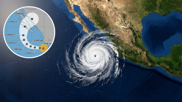 Huracán ‘Polo’ se intensifica: Aumenta a 65% posibilidad de impacto en Sonora