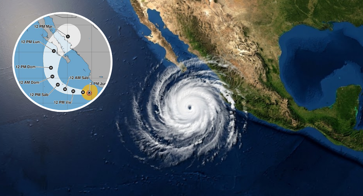 Huracán 'Polo' se intensifica Aumenta a 65% posibilidad de impacto en Sonora