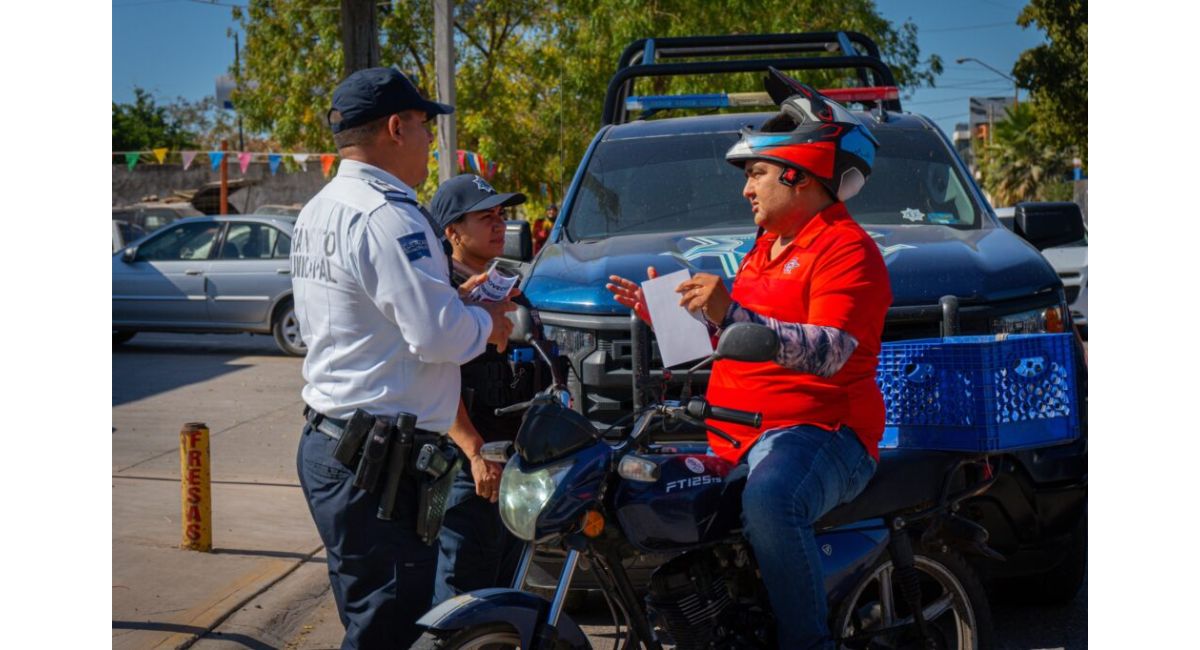 Inicia tránsito municipal proceso de regularización para motociclistas prestadores de servicio en Cajeme 