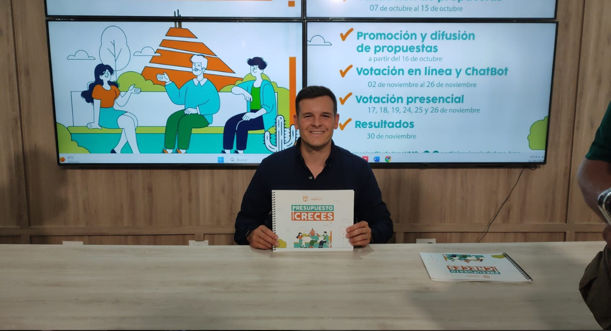 Invita el ayuntamiento a vecinos a participar en Presupuesto Creces