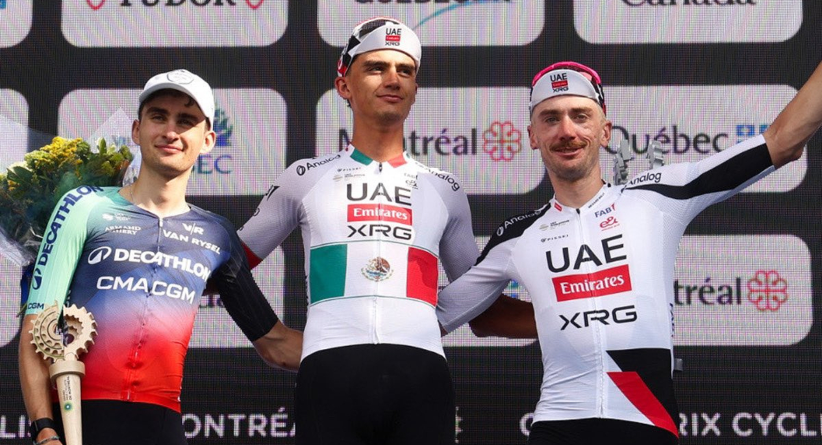 Isaac del Toro recuperó posiciones y se metió en el top 3 de la última actualización del Ranking UCI