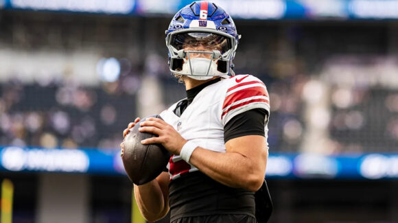 Jaxson Dart queda fuera toda la temporada con Giants tras lesión de rodilla; Jameis Winston será el titular