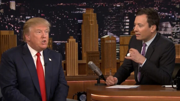 Jimmy Fallon se burla de Donald Trump por la inteligencia artificial: “Ni siquiera puede vencer a Wordle”