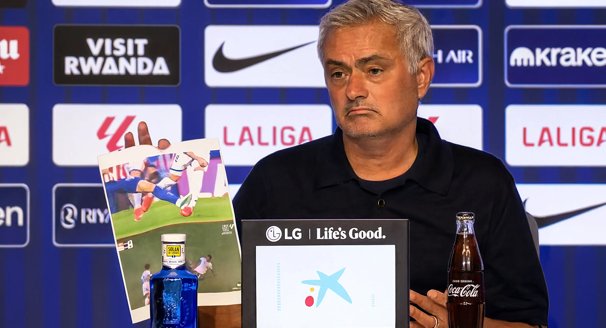 José Mourinho responzabilizó al Comité Arbitral de LaLiga por la derrota del Real Madrid ante el Atlético