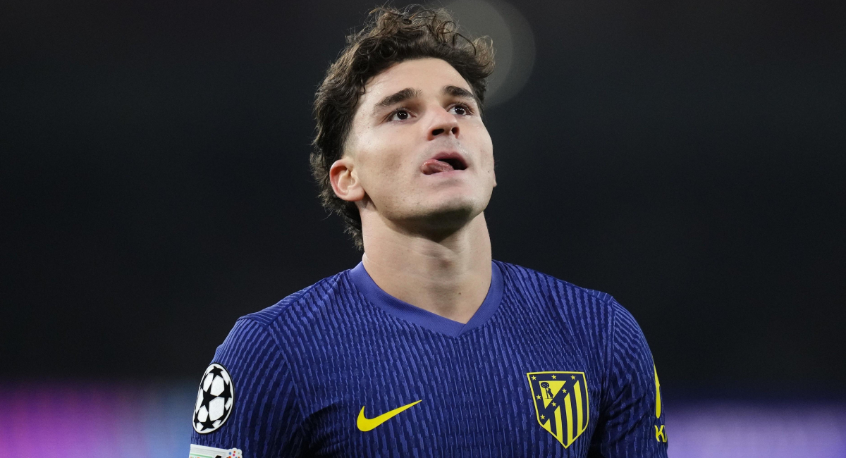 Julián Álvarez reapareció en la convocatoria del Atlético de Madrid y podría sumar minutos en el siguiente partido de LaLiga