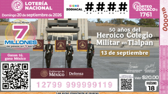 Lista COMPLETA de GANADORES Sorteo Zodiaco No. 1761 de Lotería Nacional, HOY domingo 20 de septiembre