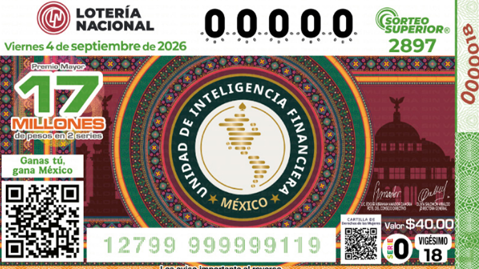 Lista COMPLETA de GANADORES del Sorteo Superior No. 2897 de la Lotería Nacional HOY viernes 4 de septiembre