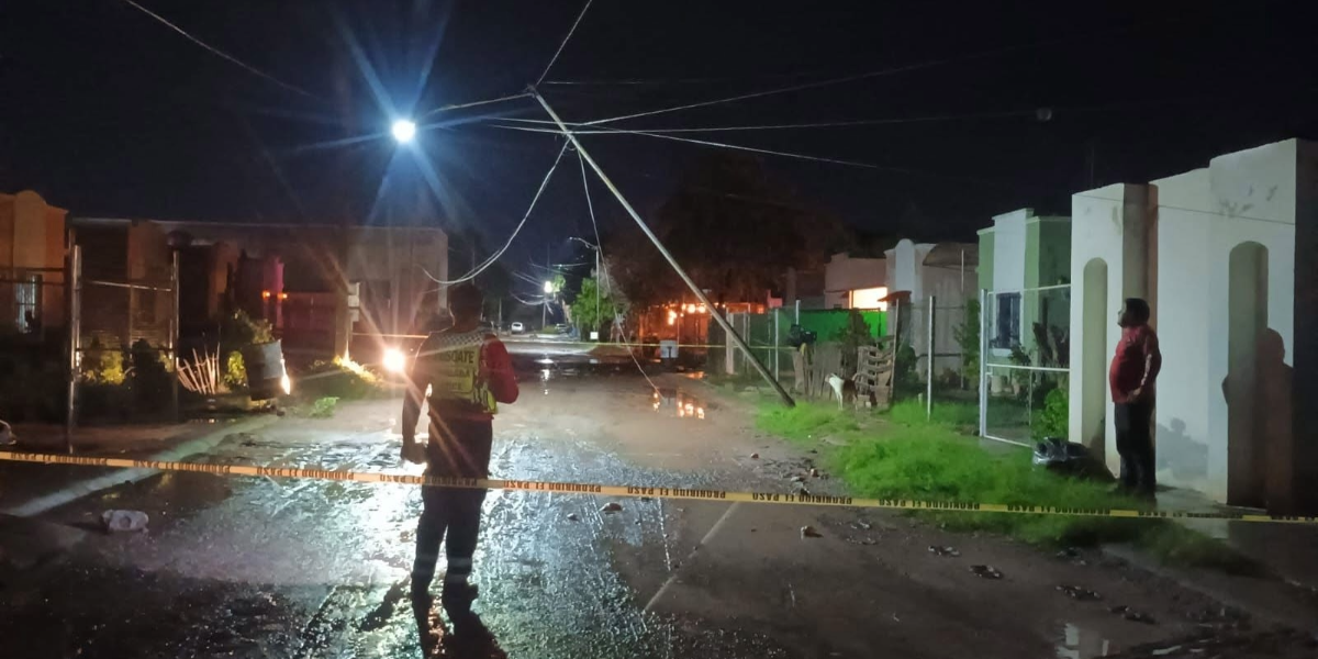 Lluvias causan estragos en Navojoa, por lo que las autoridades activaron albergues