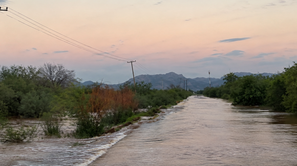 Lluvias provocan afectaciones temporales en ejidos del valle de Empalme