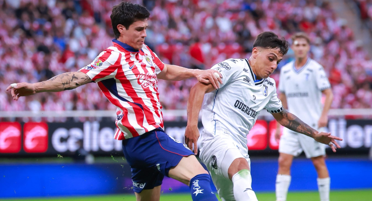 Los Gallos Blancos del Querétaro vencieron a las Chivas del Guadalajara para meterse en la parte alta de la clasificación de Apertura 2026