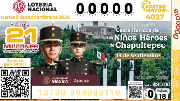 Lotería Nacional: Ganadores del Sorteo Mayor No. 4027 de HOY martes 8 de septiembre de 2026