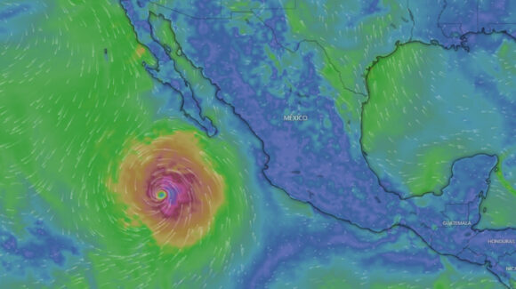 ‘Marie’ cobra fuerza y se intensifica a huracán categoría 1 frente a costas de Baja California Sur