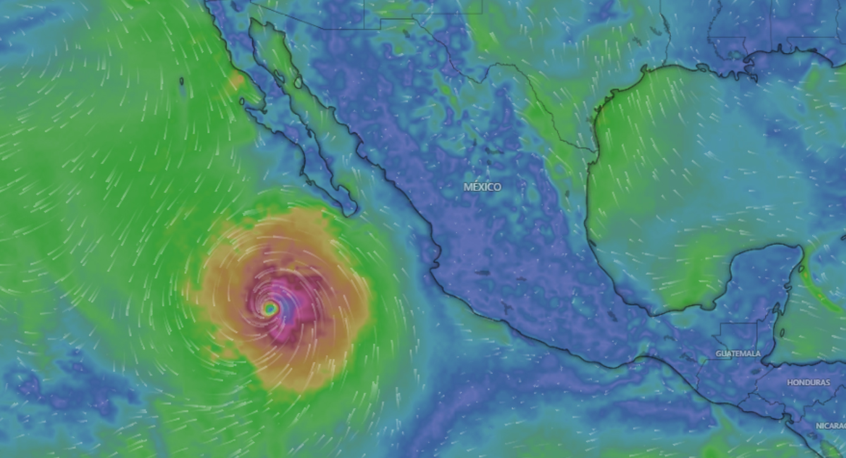 ‘Marie’ cobra fuerza y se intensifica a huracán categoría 1 frente a costas de Baja California Sur