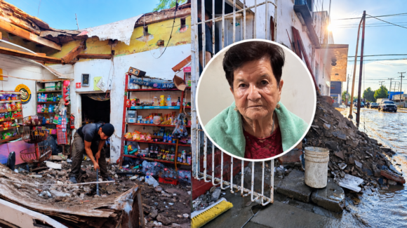 Milagro salva a doña Altagracia: techo colapsa y destruye su abarrotes tras 35 años de trabajo