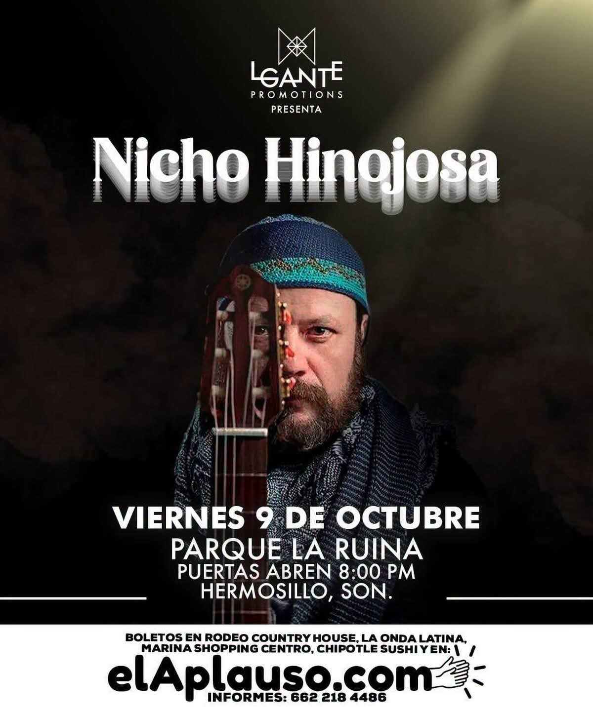 Nicho Hinojosa en Hermosillo 2025: Fecha, boletos y todo del concierto
