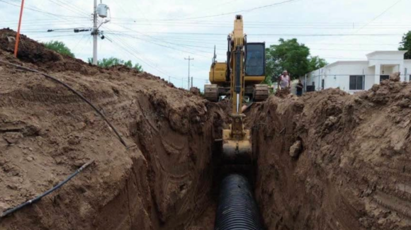 Oomapas Navojoa termina la rehabilitación del colector Tierra Blanca