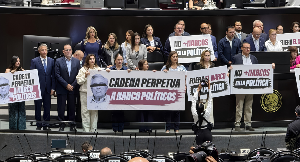 PAN impulsa iniciativa para acabar con los narcopolíticos; propone hasta 140 años de prisión