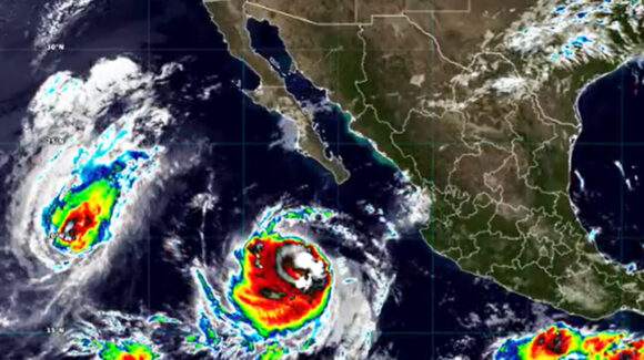 Huracán ‘Polo’ pierde intensidad: Baja a categoría 3 pero mantiene su rumbo hacia Sonora