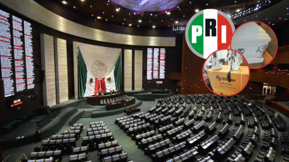 PRI alista protesta con féretro y megáfonos durante la entrega del Segundo Informe de Gobierno