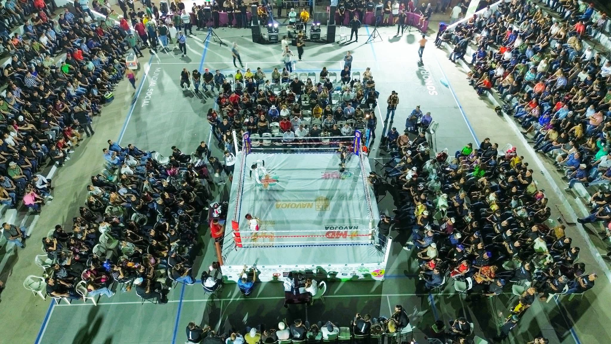 Olguita Torres siempre está presente en los grandes escenarios boxísticos de su ciudad