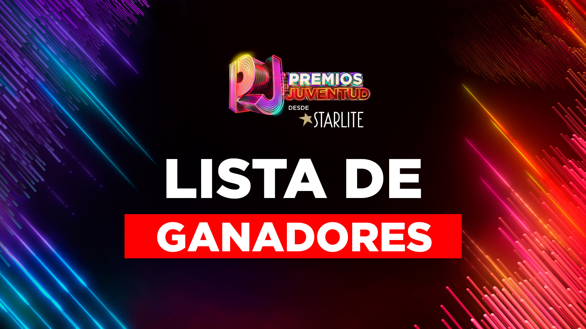 Premios Juventud 2026 Estos son todos los ganadores del evento