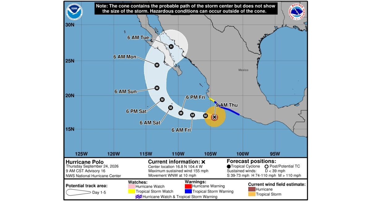 Protección Civil Sonora informa que continuarán las lluvias en la entidad; pide extremar precauciones