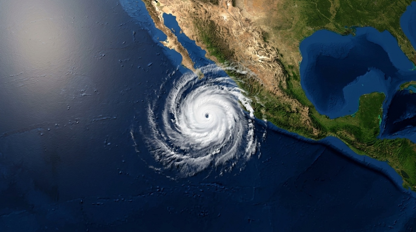 Protección Civil de Empalme monitorea huracán 'Polo' ante posible impacto