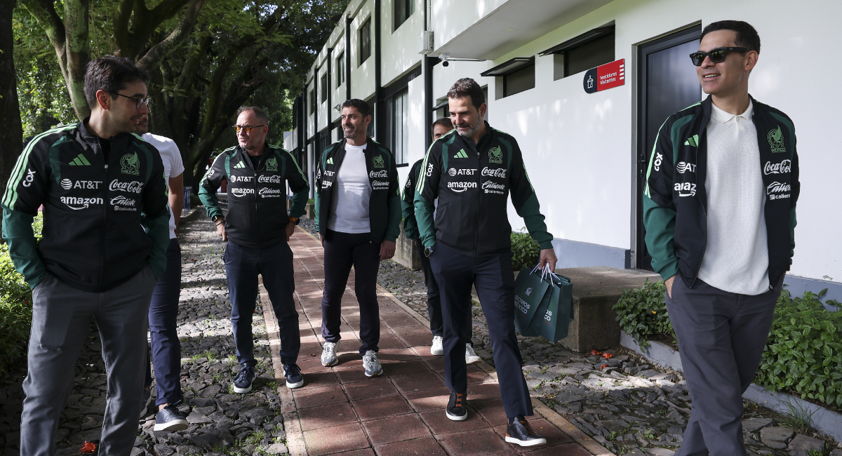 Rafael Márquez y el cuerpo técnico de la Selección Mexicana visitó Coapa para presenciar un entrenamiento de las Águilas del América