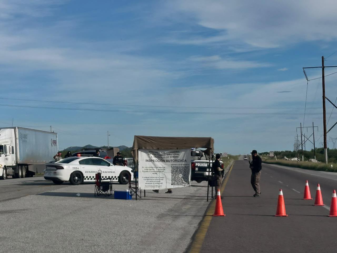 Refuerzan vigilancia en carreteras de Sonora para prevenir falsos retenes
