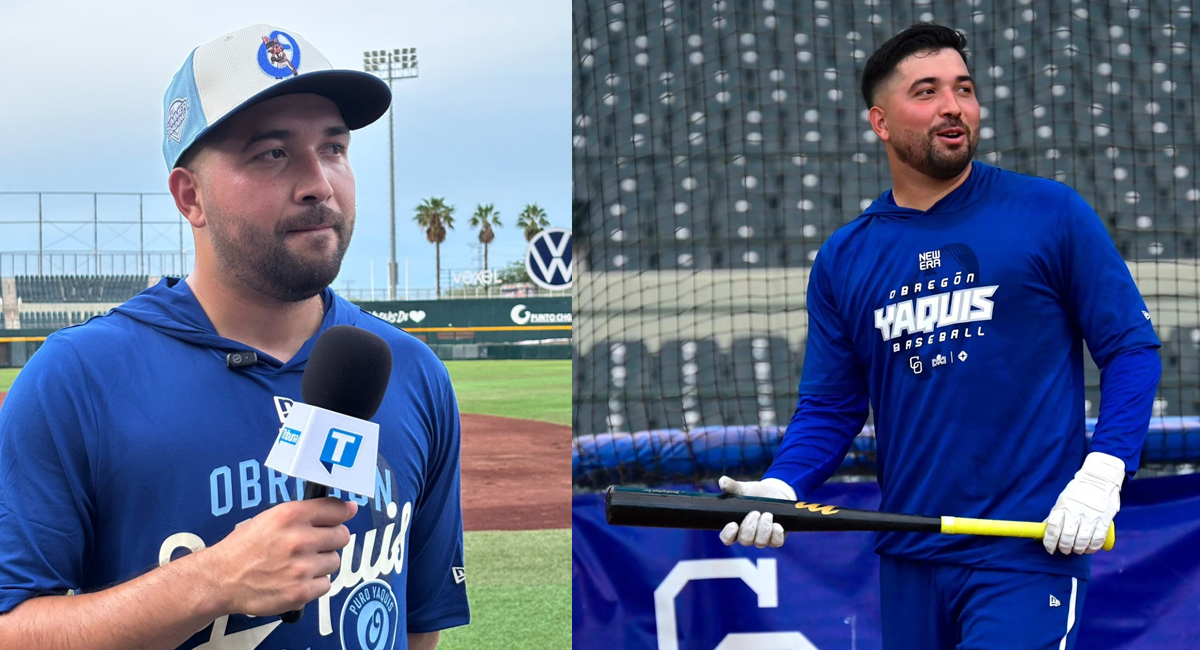 Roberto Valenzuela con Yaquis